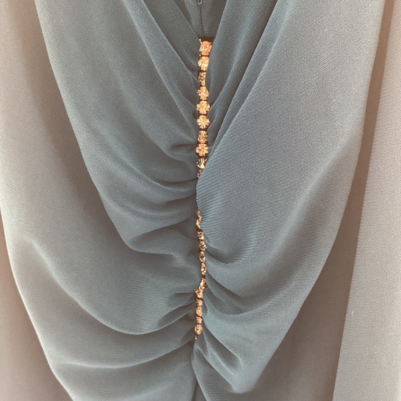 Luxury Crystal Embellished Long Mermaid Dress - Picture 8 of 8